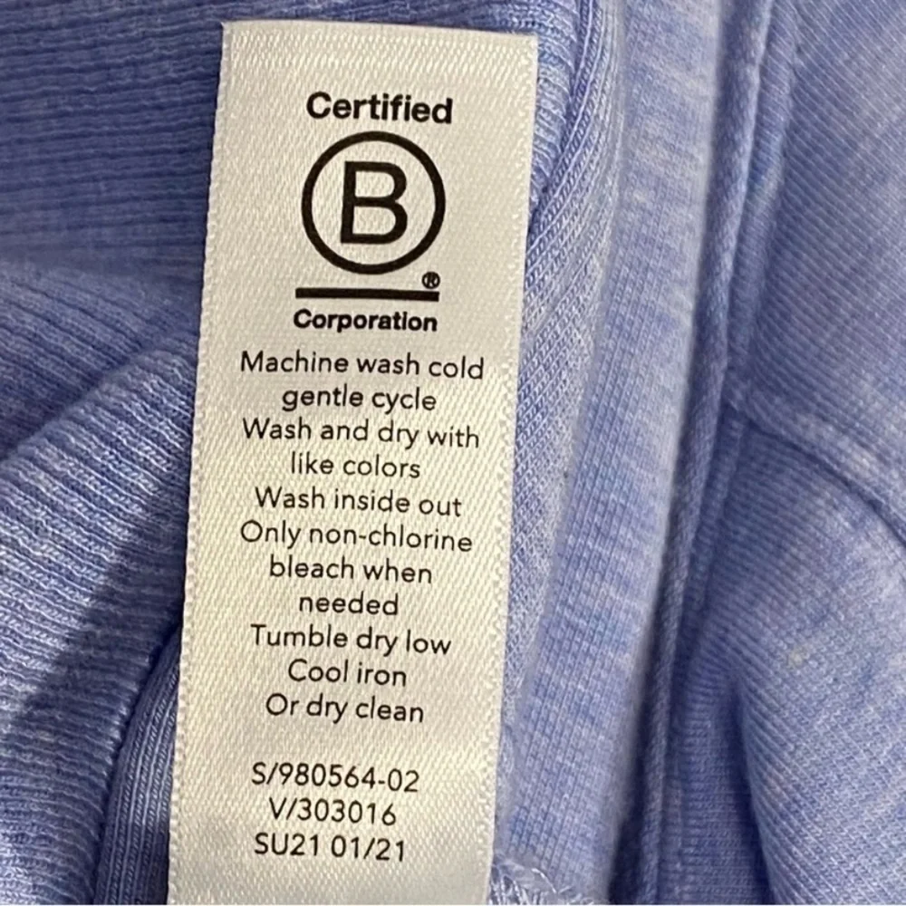 ATHLETA Lotus Wrap Cardigan Blue Heather XXS / XS